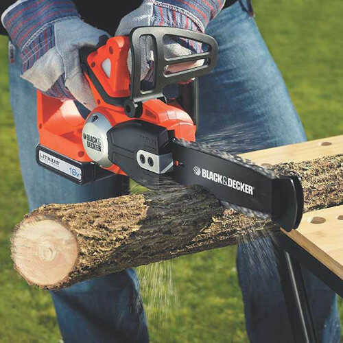 GKC1820L20-QW Battery Chainsaw 18V 2.0Ah Set Cutting Wood